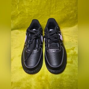 Nike Black and Purple Sneakers